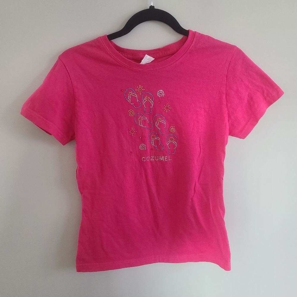 ✨️5 for $25✨️ Medium Pink Cozumel T-shirt